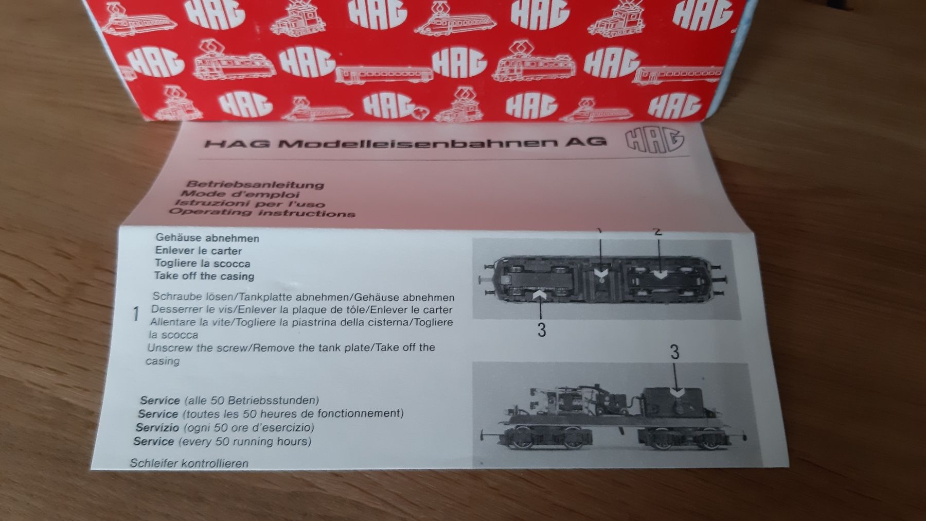 Hag Modellini di ferrovie: Hag 233 E Lok Re4/4 Blau der SBB – Usato da St. Gallen venduto da Leika2000 6