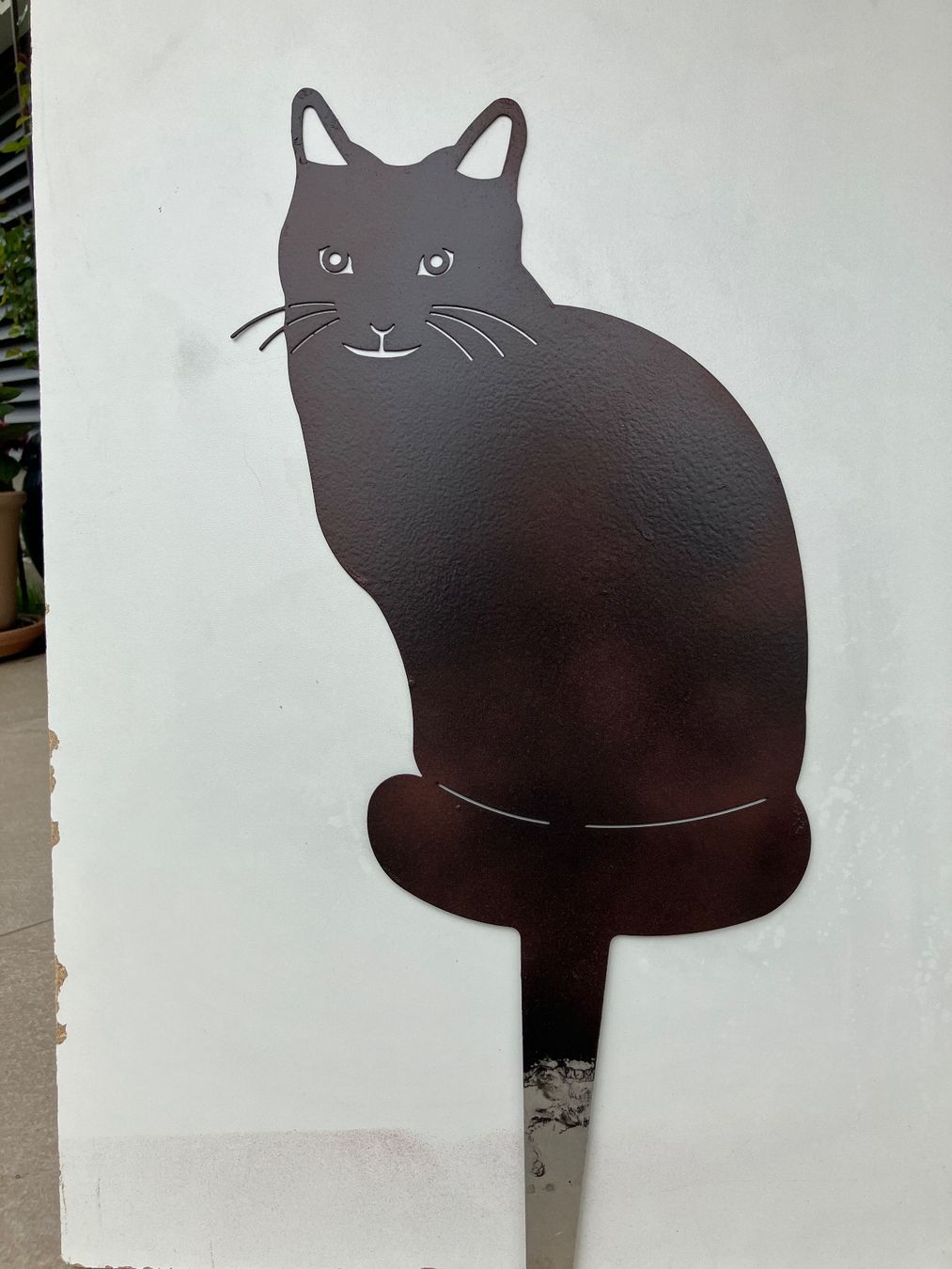 Alle Dekorationen: Gartendeko: Elegante Katzen-Silhouette aus Metall – Neu und originalverpackt aus Zürich von zam_f2dr