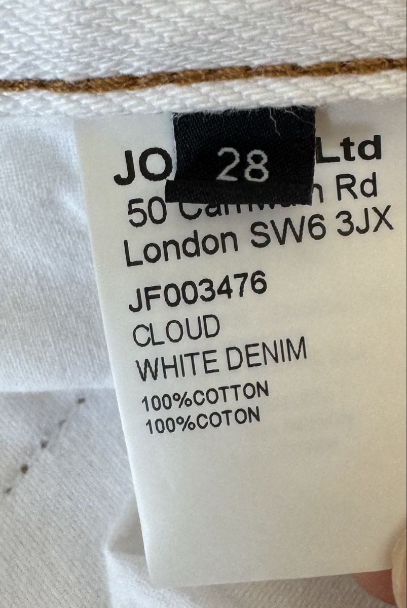 Jeans: JOSEPH Cloud White Jeans Weiss Gr. 28 – Usato da Zürich venduto da di_archive 4