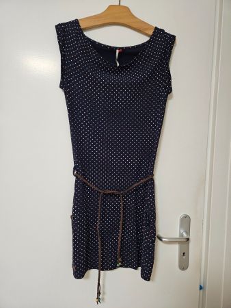 Sommerkleid von Ragwear, Grösse S, dunkelblau, Top Zustand