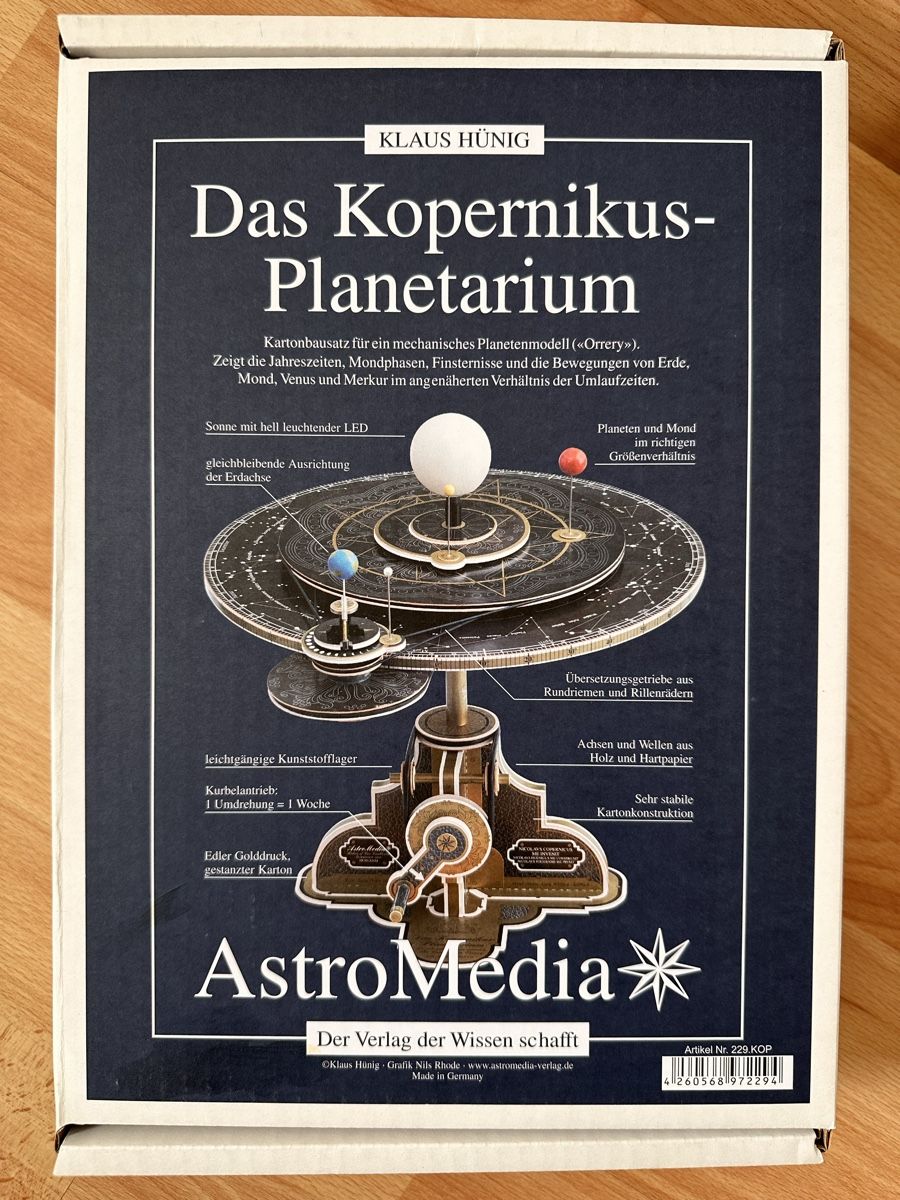 Kit di modellismo & Modellini statici: Kopernikus Planetarium Bausatz - NEU! – Nuovo e nell'imballaggio originale da Uster venduto da q1w2e3