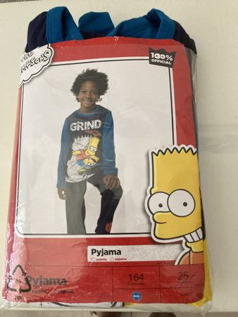 The Simpsons Pyjama Bart Grösse 164 neu in Verpackung