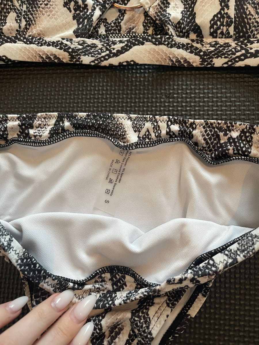 Costumi da bagno & Bikini: Neues Bikini Gr S mit Schlangenmuster – Nuovo e nell'imballaggio originale da Bassersdorf venduto da Sandy456 4