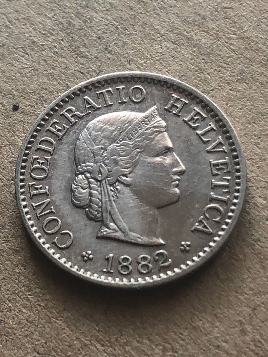Toutes les monnaies: 5 Rp. 1882 – D'occasion à Schötz par Odpa