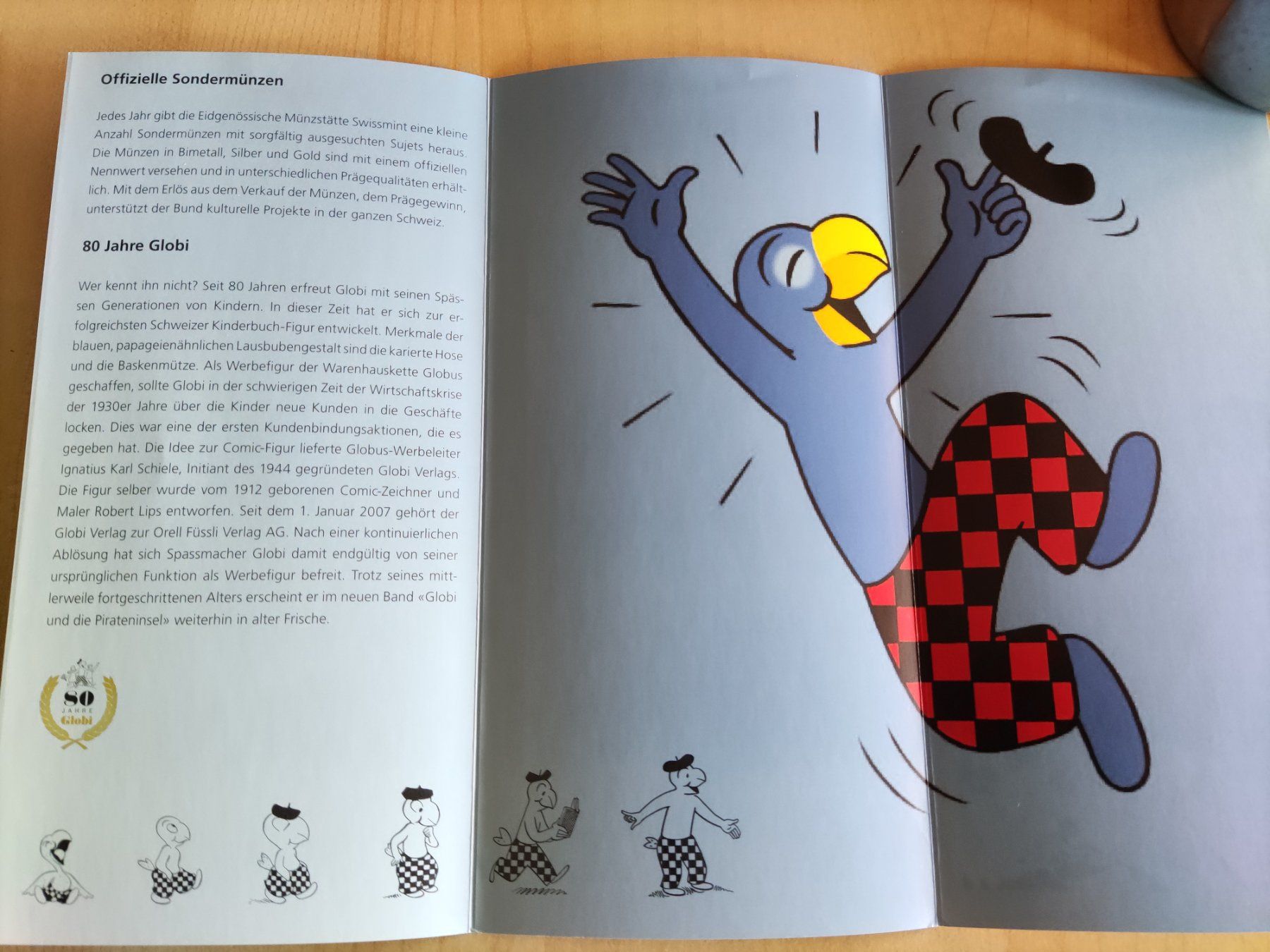 Fumetti: Globi INFOBLATT Silber Sondermünze – Nuovo (secondo la descrizione) da Laufen venduto da Sunjupite7 1