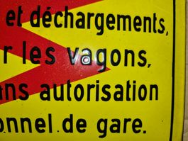 Panneau Émaillé / Danger de Mort.