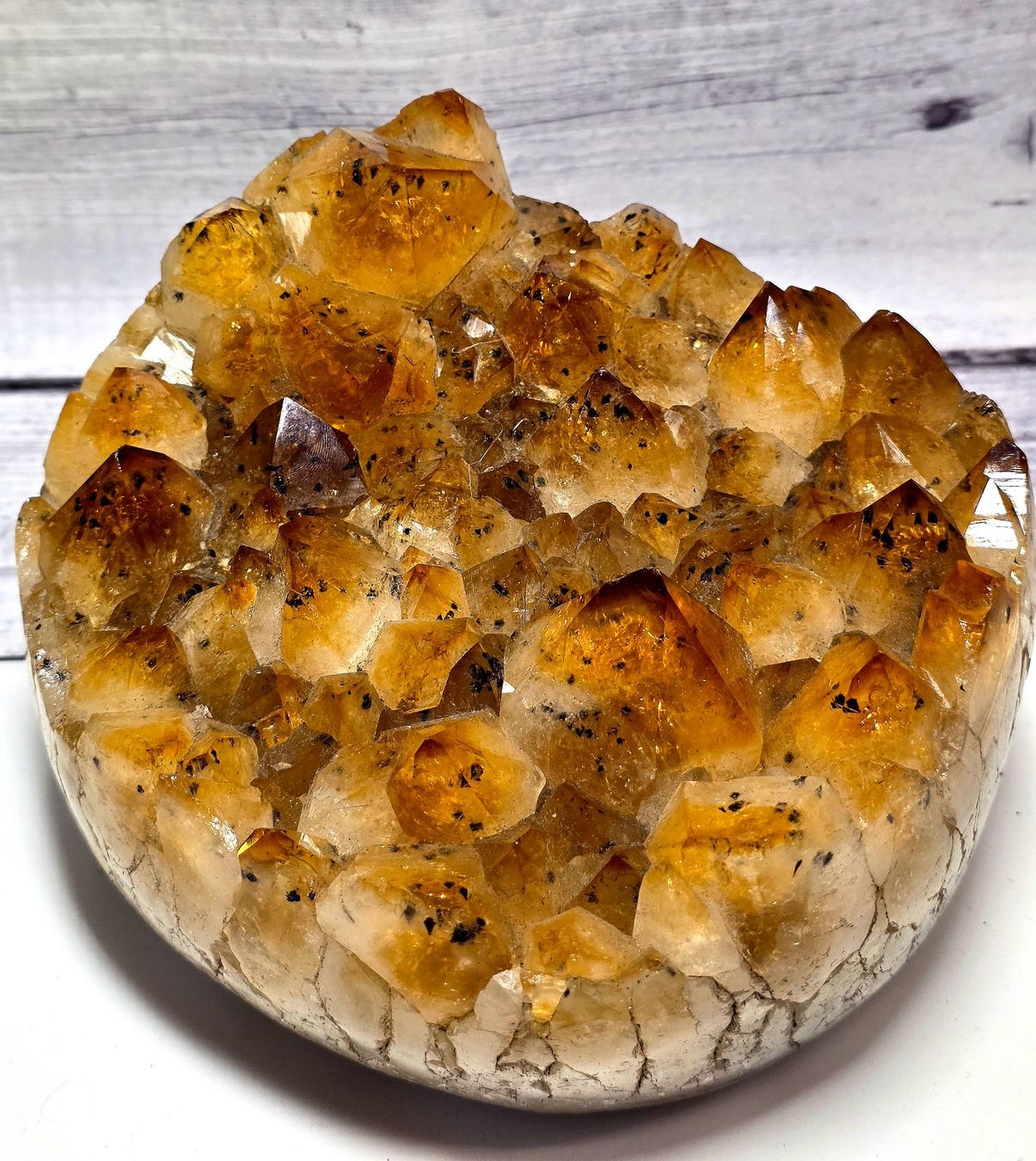 Minerali & Pietre curative: Top Citrin Stufe 4.2kg – Nuovo e nell'imballaggio originale da Matzingen venduto da Shay_Crystalz