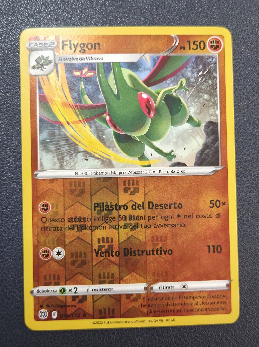 Pokémon Sammelbilder & Trading cards: Pokemon 076/172 Flygon Rara Reverse IT – Gebraucht aus Lugano von pan_5zpg