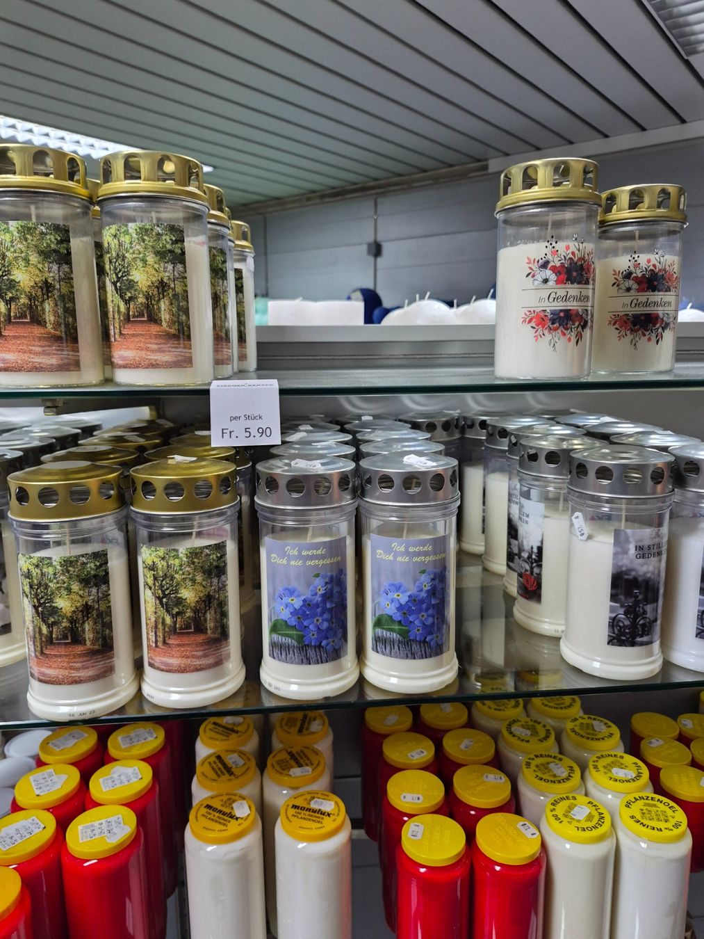Candele: 495 Posten Grablichter & Deko  aus Liquidation – Nuovo (secondo la descrizione) da Derendingen venduto da Meisterstuecke 9