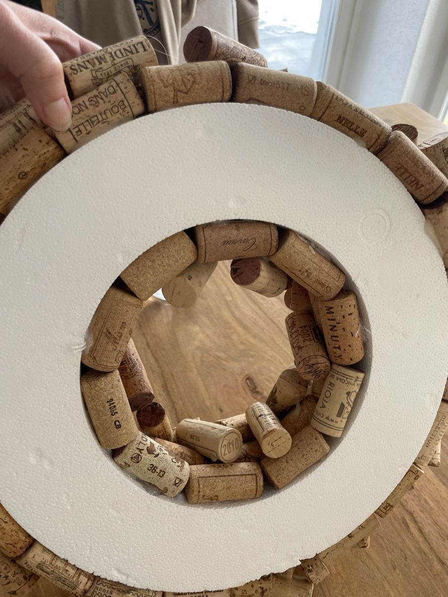 Tutte le decorazioni: Rustic Wine Cork Wreath Decoration – Usato da Waedenswil venduto da Paps04 3