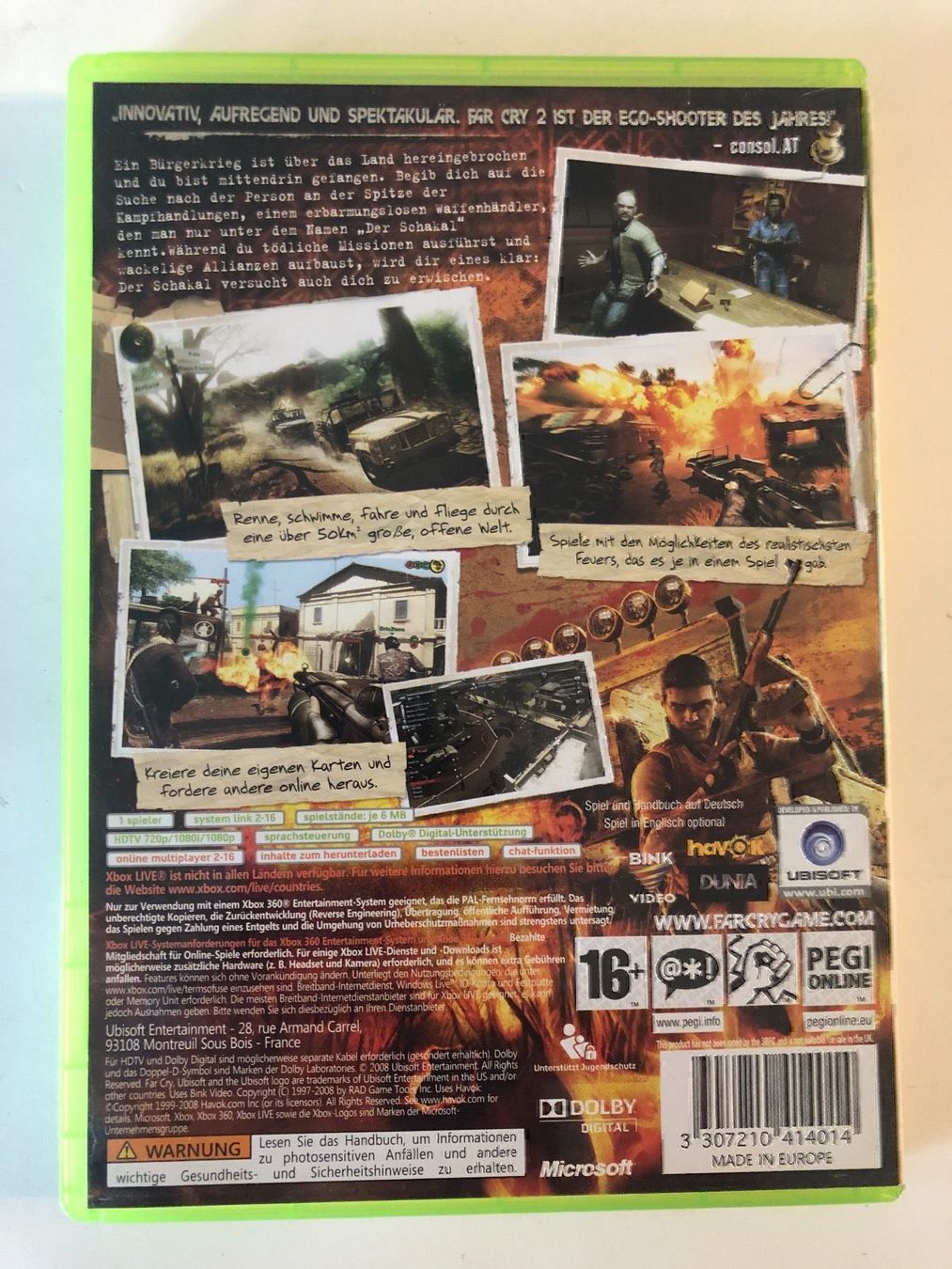 Microsoft Giochi: Farcry 2 für Xbox 360 – Usato da Kestenholz venduto da Mad18 1