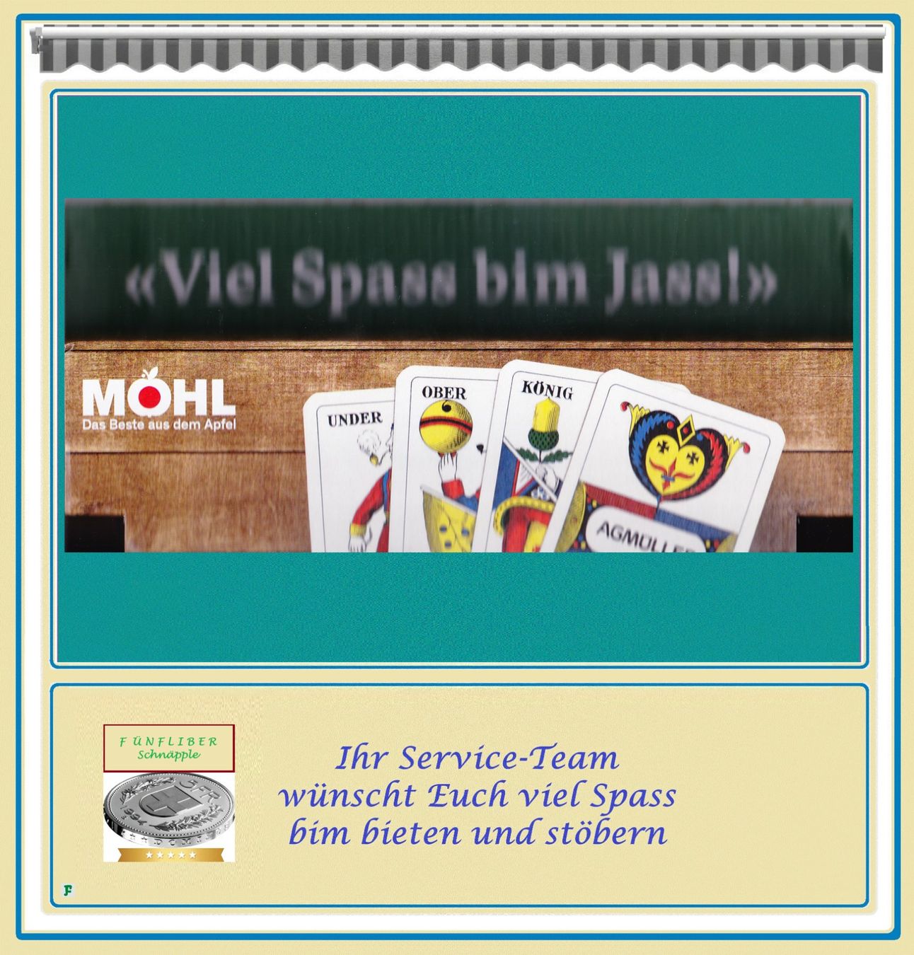 Giochi: Jass-Spielkarten in Etui – Usato da Münchwilen TG venduto da FDOF_SHOP 2