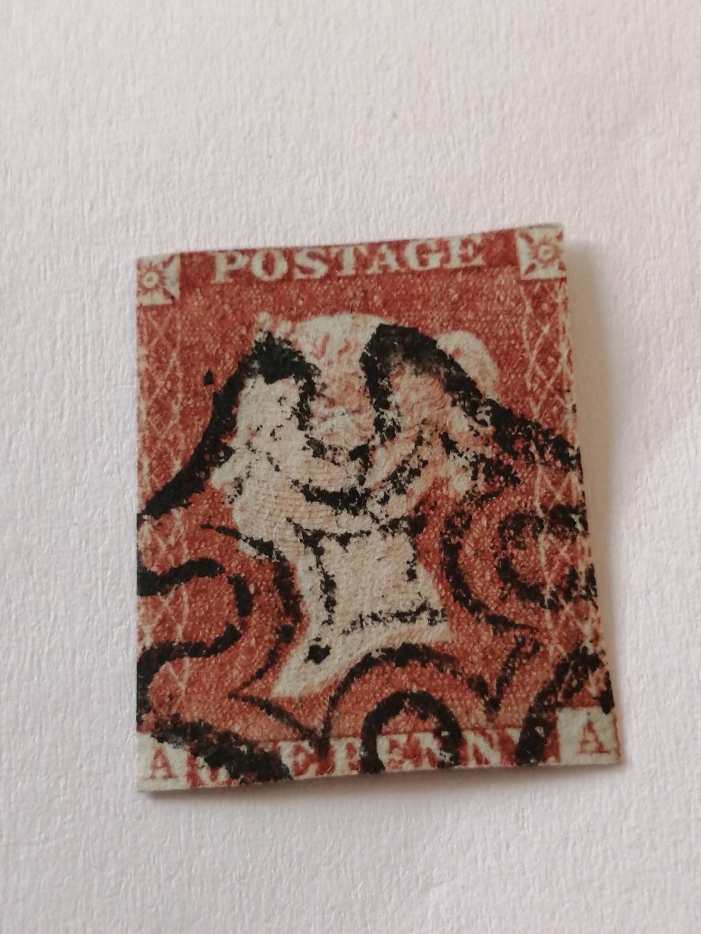 Tutti i francobolli: One Penny Red 1841  – Usato da Happerswil venduto da tschergi