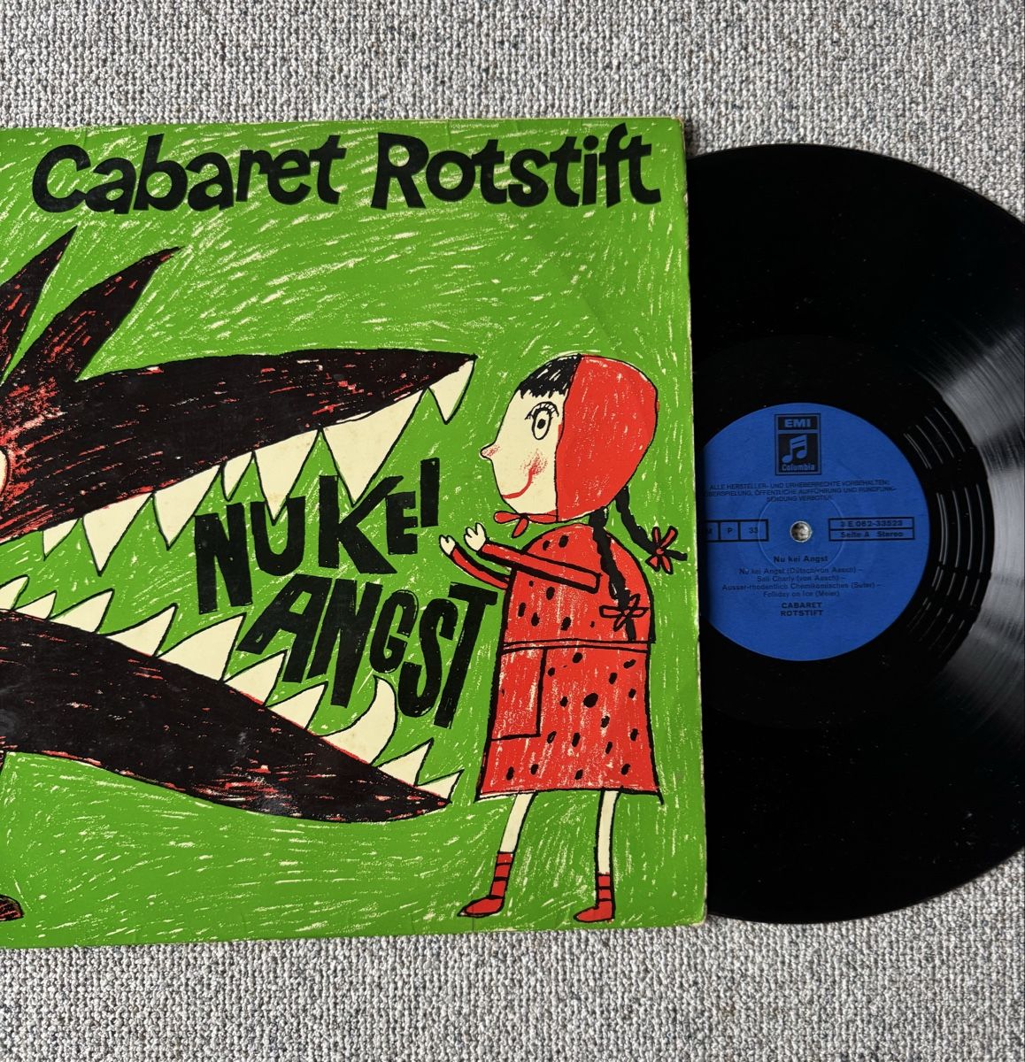 Schallplatten: Cabaret Rotstift - Nu Kei Angst - LP - 60s – Gebraucht aus Rorbas von BlackstarRecords 1