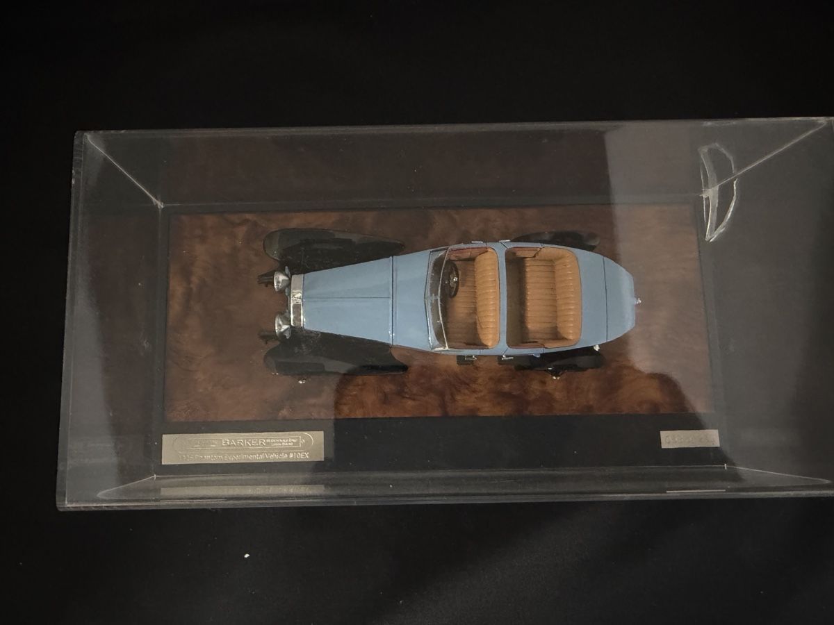 Modellautos: Modellauto Barker 1926 Phantom Experimental 10EX Vitrine – Neu und originalverpackt aus Wauwil von chiraluna