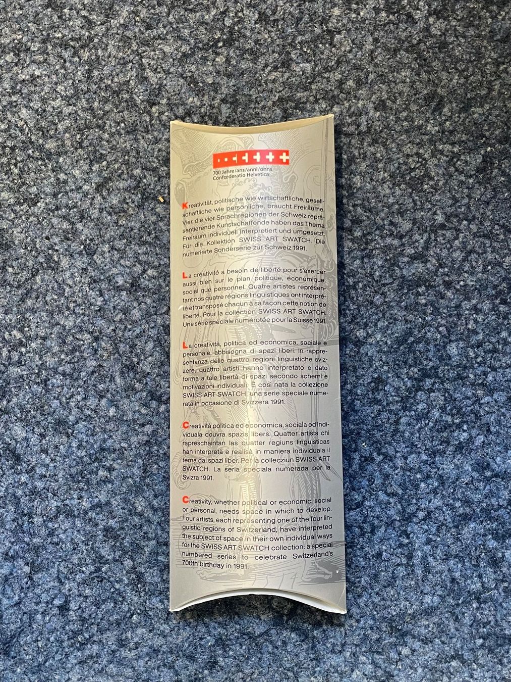 Swatch Documenti: Swatch Uhren Verpackung – Nuovo (secondo la descrizione) da Wilen b. Wil venduto da Alvaro00 1