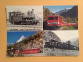 AK Bahn 100 Jahre Brig-Visp-Zermatt