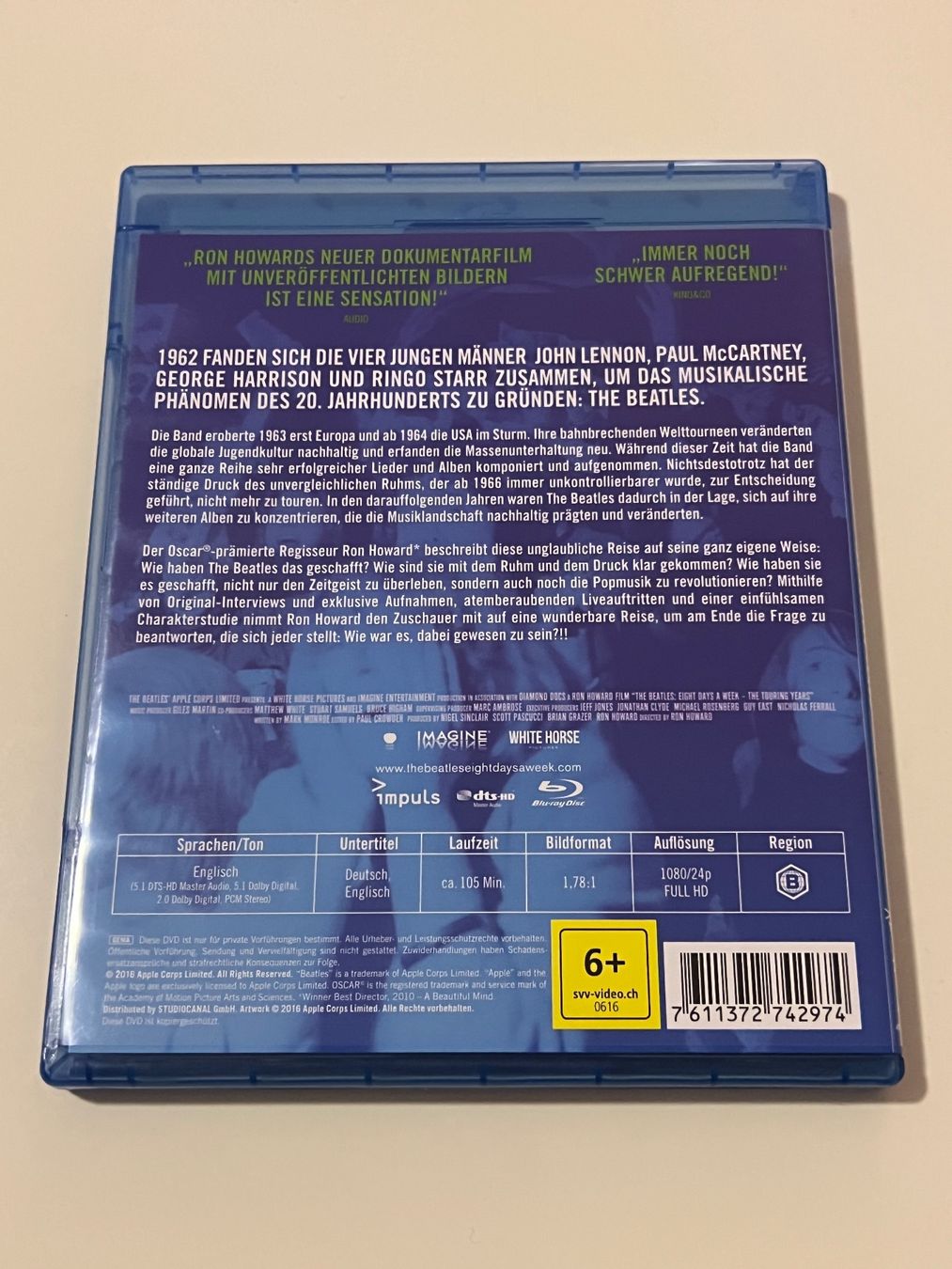 Tutti i DVDs: The Beatles: Eight Days a Week - Blu-ray – Nuovo (secondo la descrizione) da Altstätten SG venduto da sheamus 1