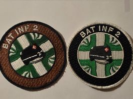 Infanterie Abzeichen Duo Badges Bat inf 2 Waadt