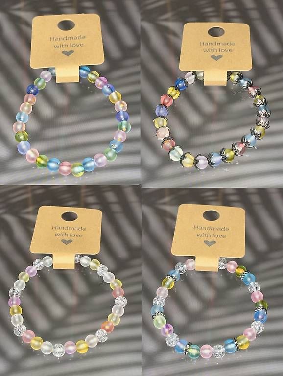Armbänder & -reifen: Perlenarmbänder  handgemacht – Neu und originalverpackt aus Biel/Bienne von Lukaufmann