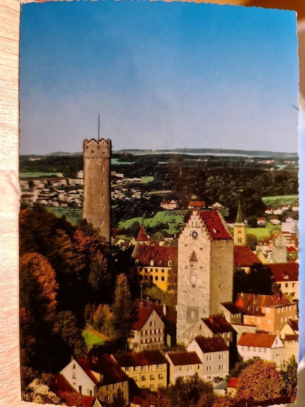 Cartoline postali: Ansichtskarte Ravensburg Deutschland – Usato da Dintikon venduto da Vexi