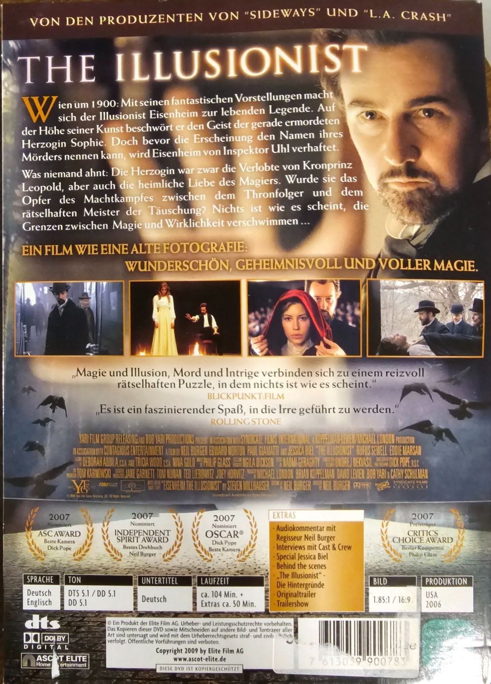 Tutti i DVDs: The Illusionist – Usato da Wahlen b. Laufen venduto da Cg10 1