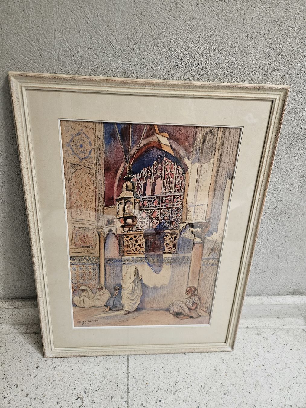Gemälde: gemälde brondi m.aquarell antik – Gebraucht aus Schwellbrunn von Omega-alpha 6
