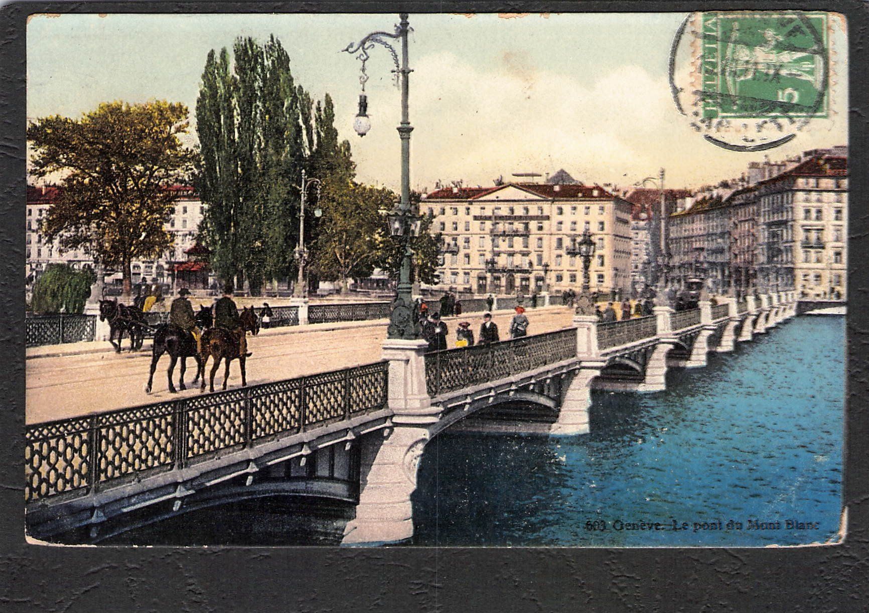 Cartoline postali: AK,GE , Genève , 1911 – Usato da Reichenburg venduto da Pipo-67