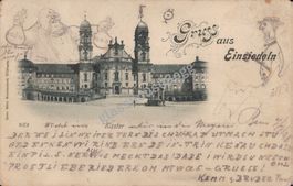 AK 1908 Kloster. Gruss aus Einsiedeln