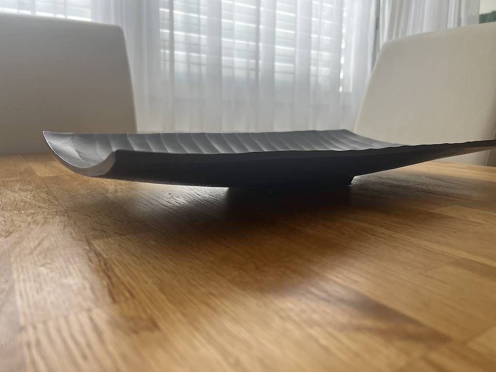 Tutte le decorazioni: Dekoschale Keramik schwarz mit Wellenmuster – Usato da Kriens venduto da Celi_5ne 1
