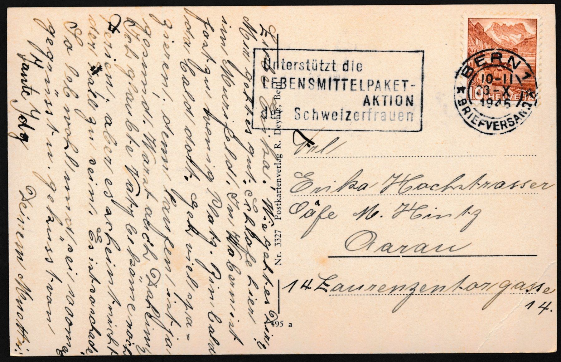 Cartoline postali: AK: Bern - Murifeldweg – Usato da Bonau venduto da Profila3 1