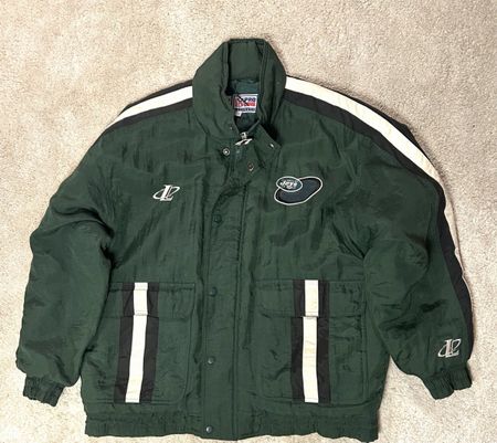 Vintage 90s NY Jets NFL Pro Line Logo Athletic Jacke