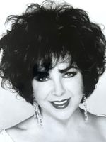 Elizabeth Taylor – Original-Autogramm auf Maxi-Foto