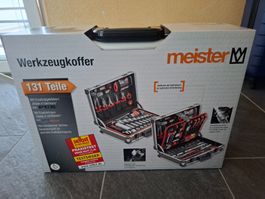 Original "Meister" Werkzeugkoffer 131 Teile neu