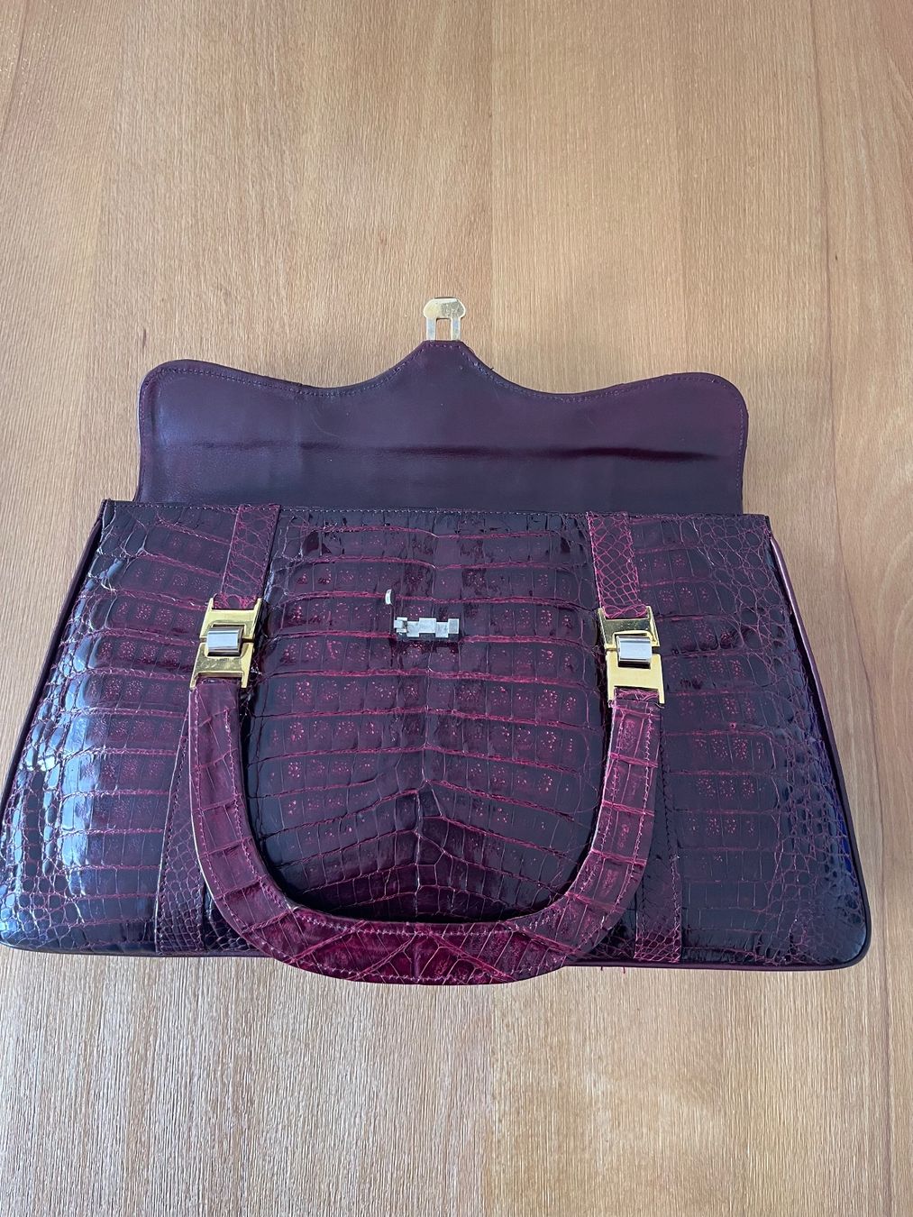 Sacs femmes: Vintage Tasche aus echtem Krokodilleder – D'occasion à Roggwil BE par KarotteV 3