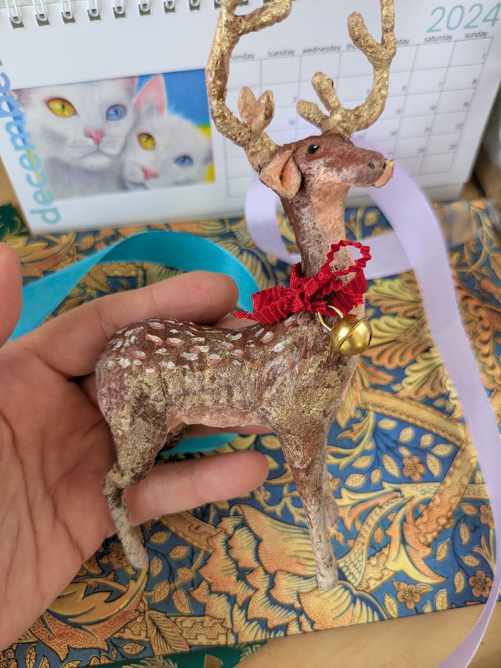 Tutte le decorazioni: Christbaumschmuck aus Pappmaché – Nuovo e nell'imballaggio originale da Zuoz venduto da liz_9nhl 9