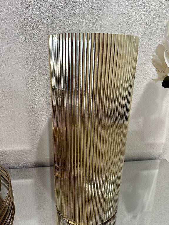 Tutte le decorazioni: Moderne goldene Vase – Nuovo (secondo la descrizione) da Lengnau BE venduto da aya_2tvj 3