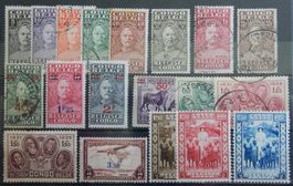 Belgisch Kongo ex. Kat. 95-169 */(*)/gest. 1928/36
