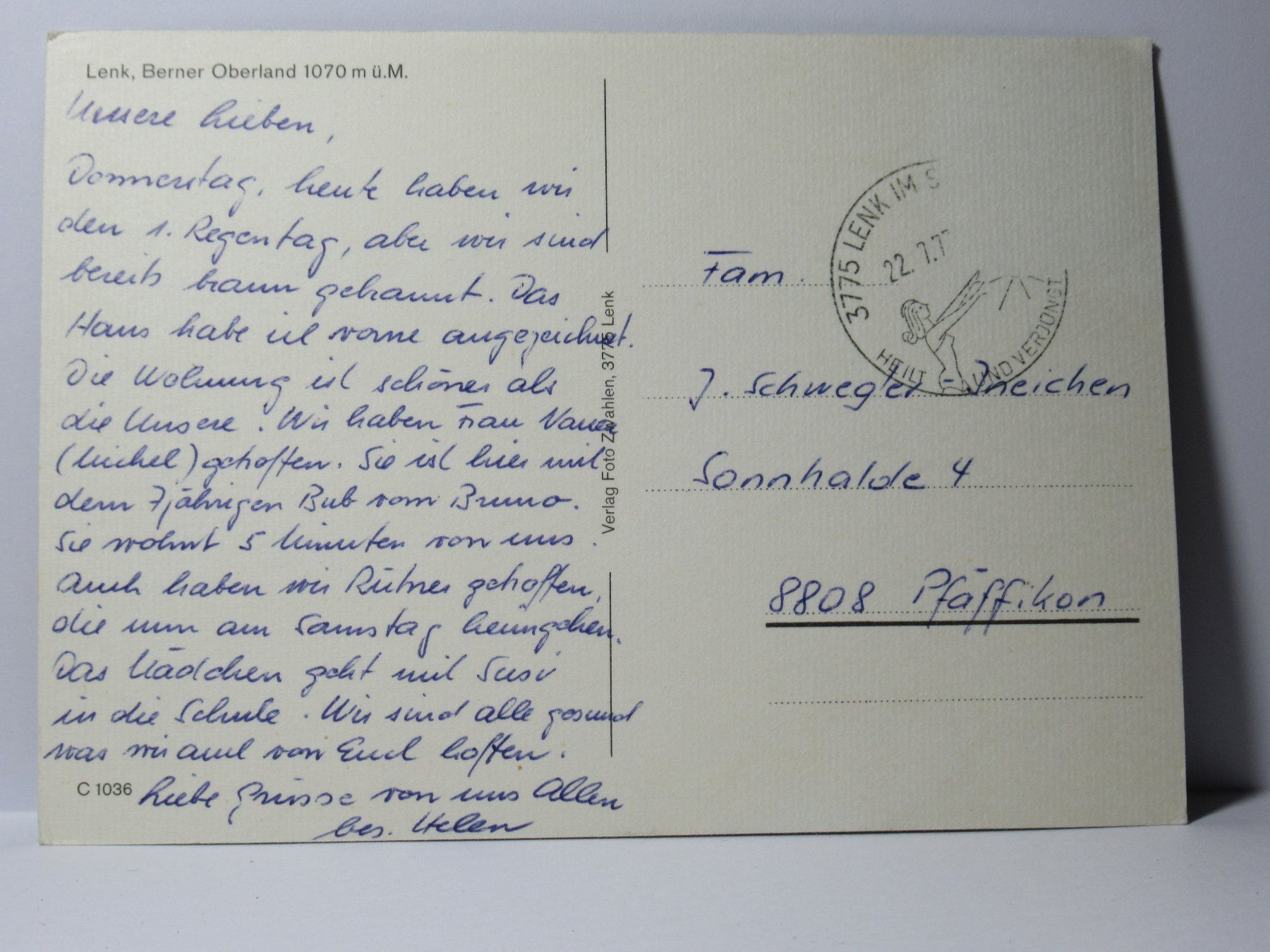 Cartoline postali: Lenk – Usato da Grenchen venduto da frechri 1