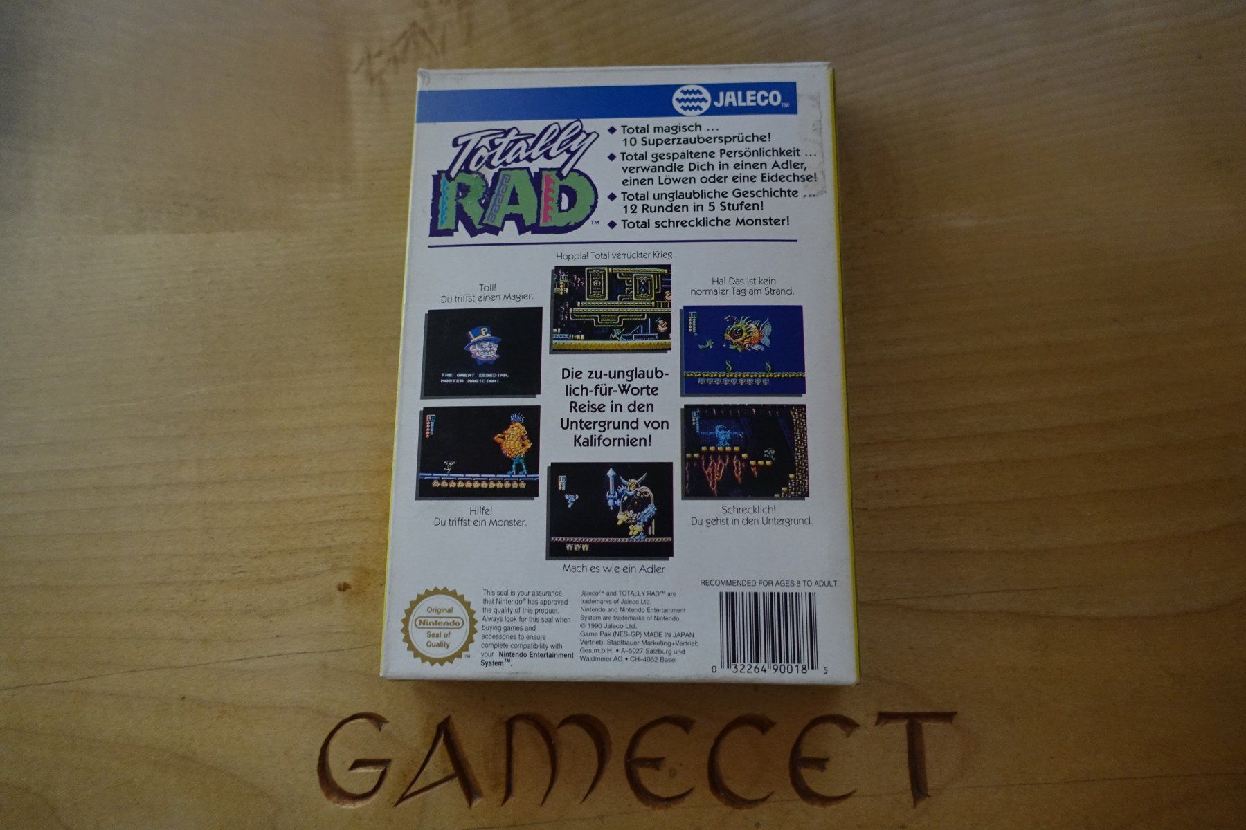 Nintendo Giochi: Totally Rad NES Nintendo PAL B – Usato da Steinach venduto da Gamecet 4