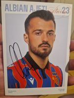 Albian Ajeti Autogrammkarte FC Basel Saison 24/25 signiert