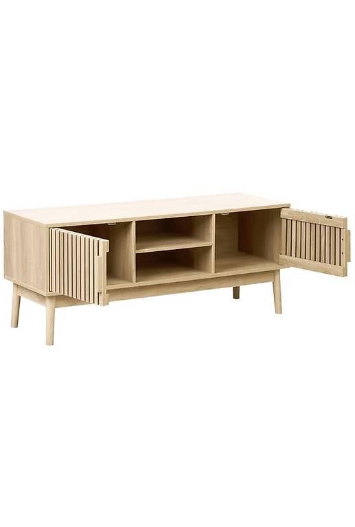 Beliani Mobili TV: Meuble TV LYNWOOD Marron clair – Usato da Montmollin venduto da nad_khw6 1