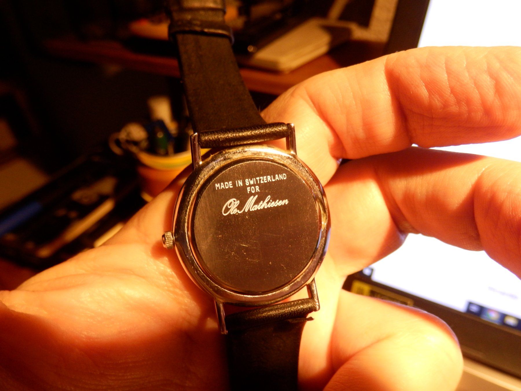 Uhren: Designeruhr Ole Mathiesen 1962 OM2...33 mm...Saphirglas... – Gebraucht aus Emmenbrücke von Schubi1 4