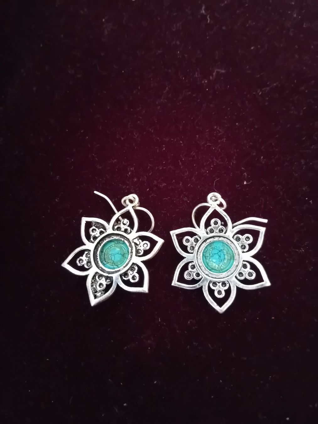 Boucles d'oreille: Wunderschöne neue Ohrhänger mit Türkis – Neuf (Voir description) à Zürich par Gillheri 2
