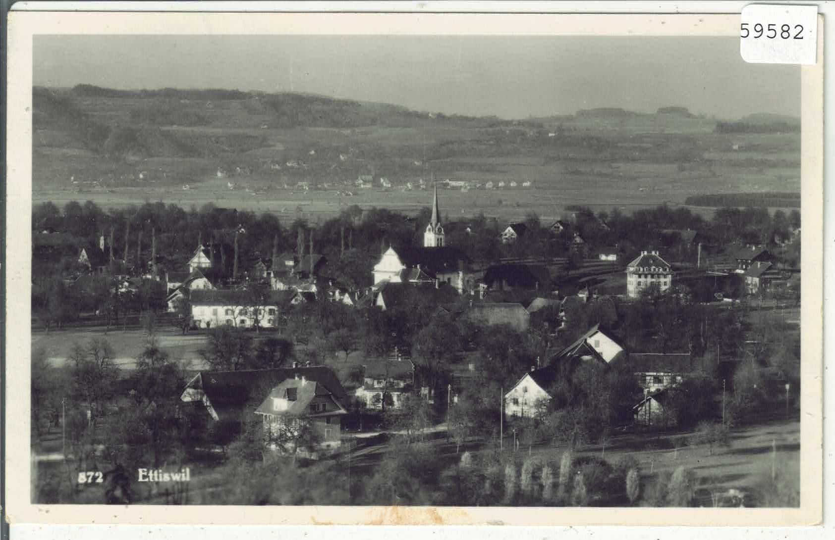 Cartoline postali: Ettiswil - Generalansicht – Difettoso da Ettingen venduto da Kartenplanet
