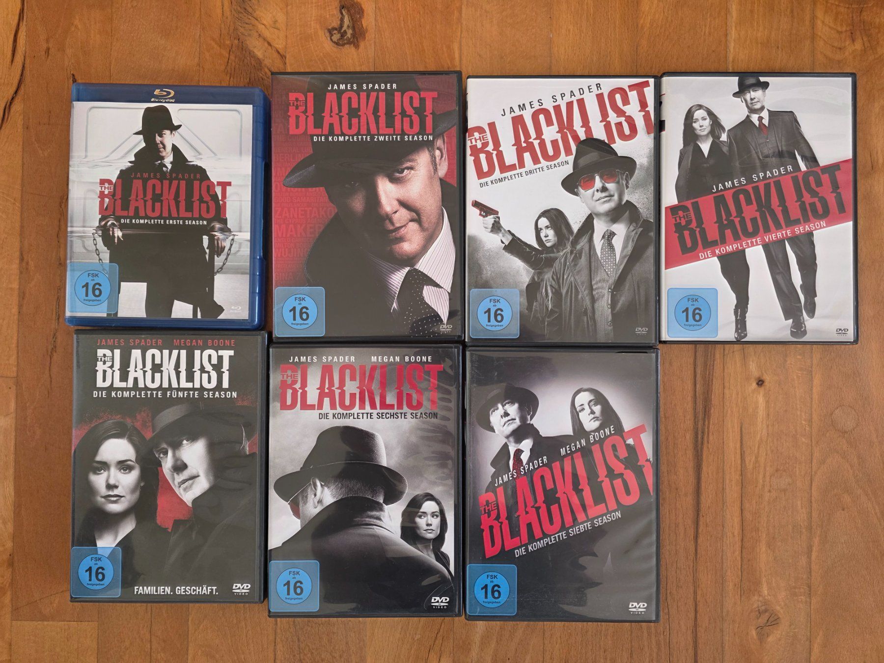 Tutti i DVDs: Blacklist Staffel 1-7 – Usato da Wängi venduto da Uevi