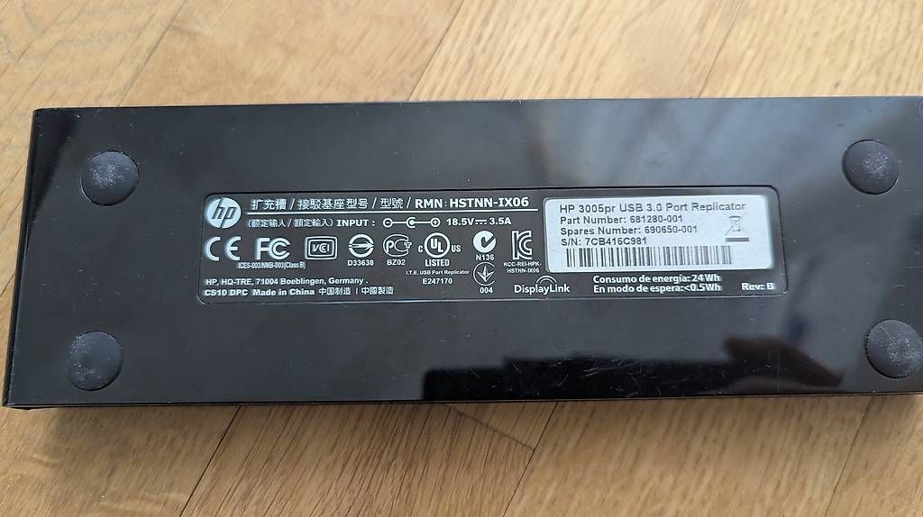 Dockingstation: HP 3005pr USB 3.0 port replicator – Gebraucht aus Bern von kusito 1