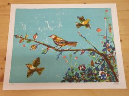 Miguel Ibarz Roca – Original Farblithografie – signiert