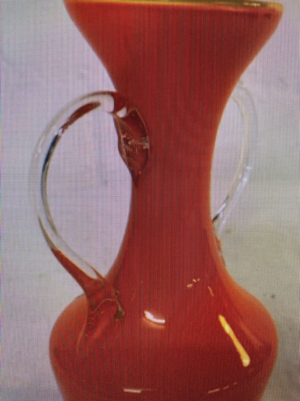 Murano Vasen & Gefässe: Orange Vintage Vase Deko Glasvase – Gebraucht aus sursee von trilli-tralli 5
