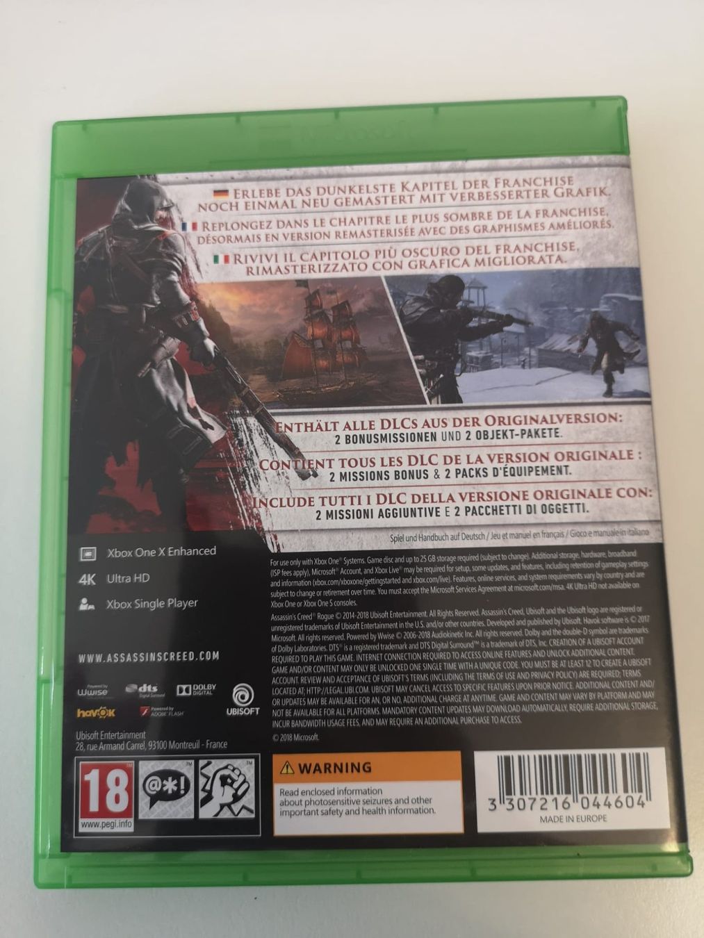 Giochi: Assassin's Creed Rogue Remastered (Xbox One) – Usato da Herisau venduto da Seyashop_2 2